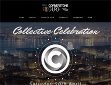 Tablet Screenshot of cornerstonechurchwirral.org